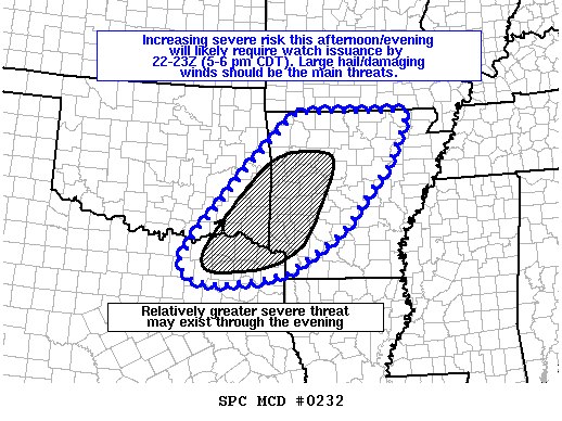 Mesoscale Discussion 232