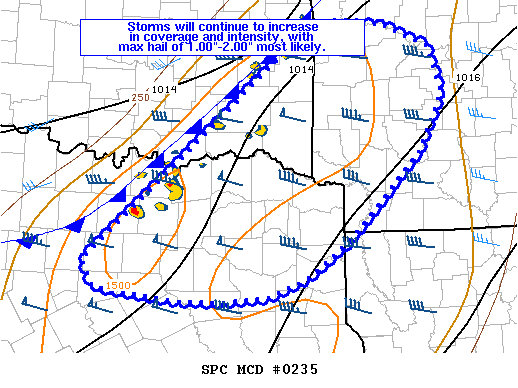 Mesoscale Discussion 235