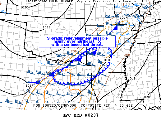 Mesoscale Discussion 237