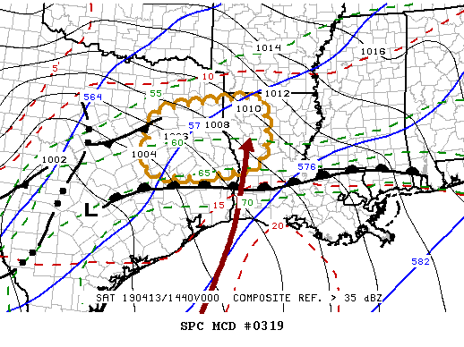 Mesoscale Discussion 319