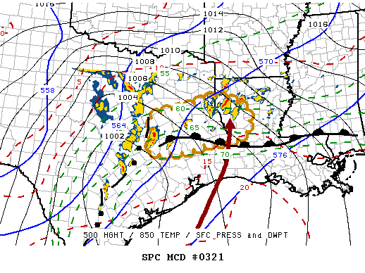Mesoscale Discussion 321