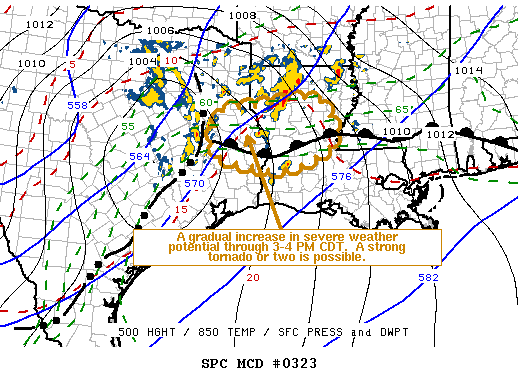 Mesoscale Discussion 323