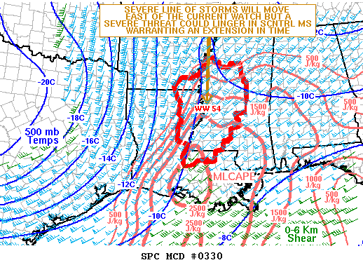 Mesoscale Discussion 330