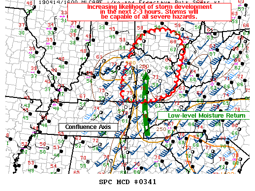 Mesoscale Discussion 341