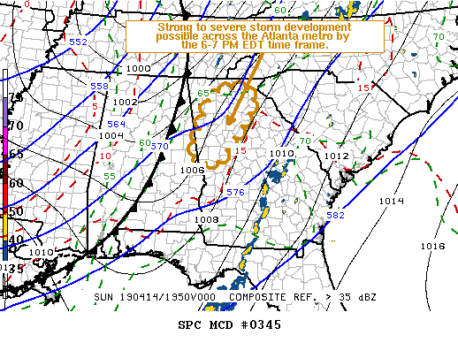 Mesoscale Discussion 345