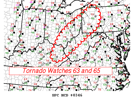 Mesoscale Discussion 346