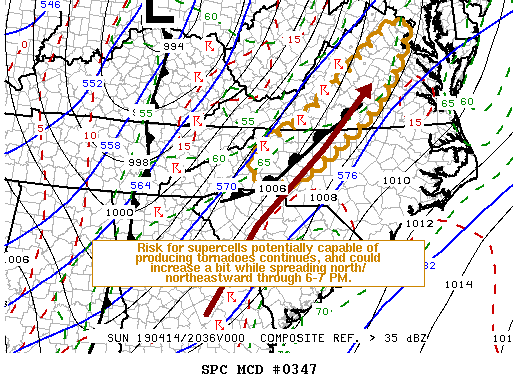Mesoscale Discussion 347