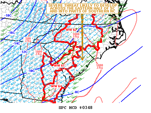 Mesoscale Discussion 348