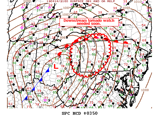Mesoscale Discussion 350