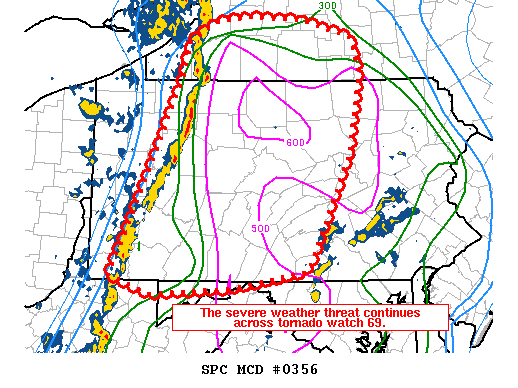 Mesoscale Discussion 356