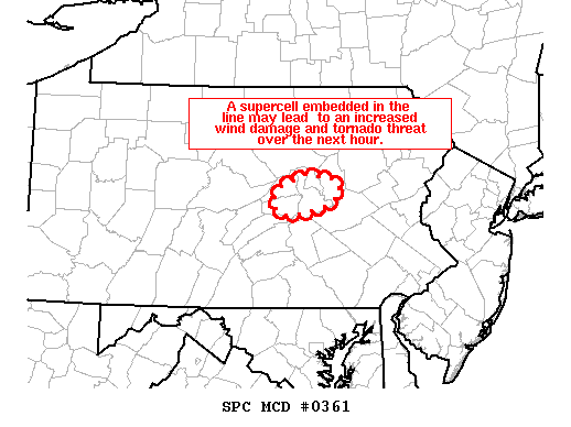 Mesoscale Discussion 361