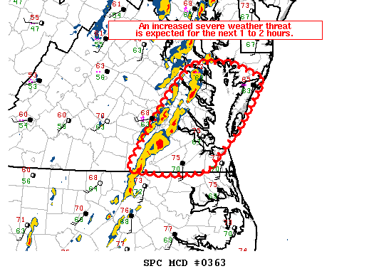 Mesoscale Discussion 363