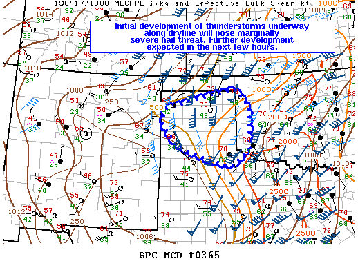 Mesoscale Discussion 365