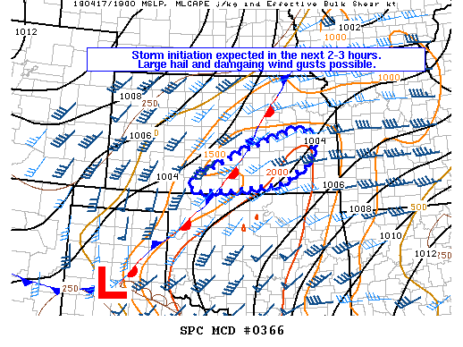 Mesoscale Discussion 366