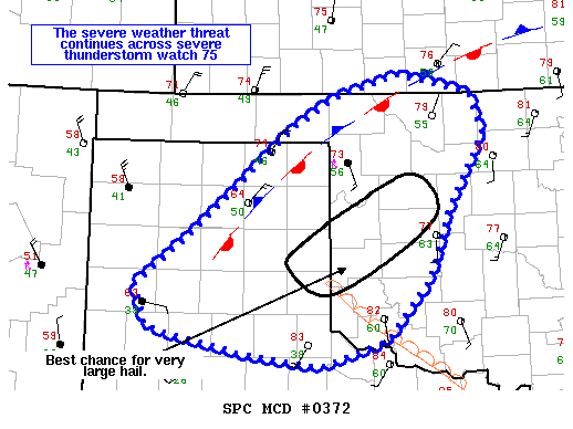 Mesoscale Discussion 372
