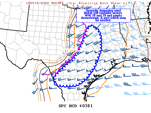Mesoscale Discussion 381