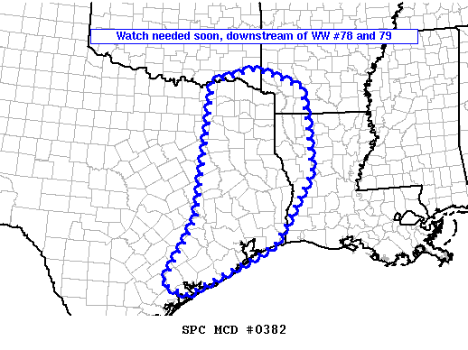 Mesoscale Discussion 382
