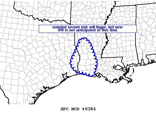 Mesoscale Discussion 386
