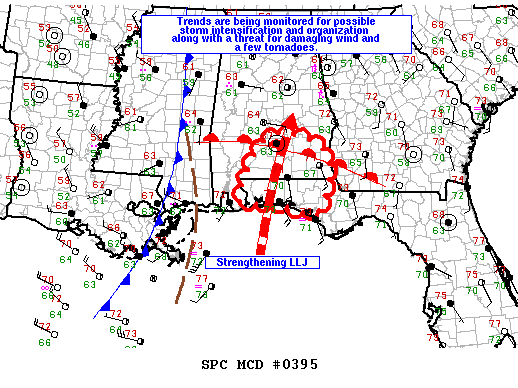 Mesoscale Discussion 395