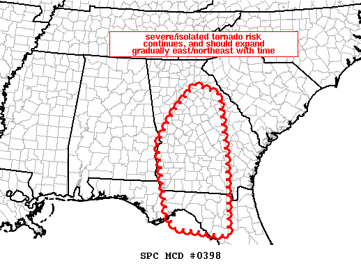 Mesoscale Discussion 398