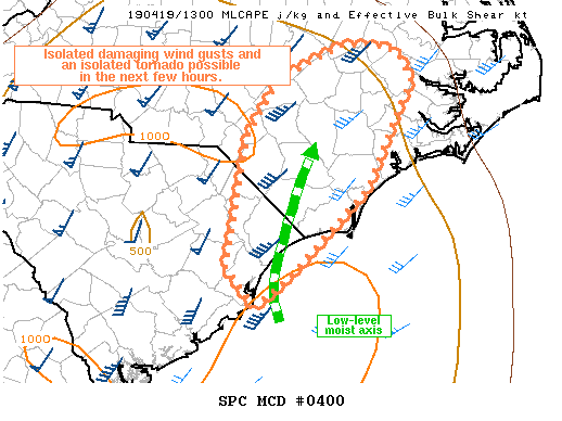 Mesoscale Discussion 400
