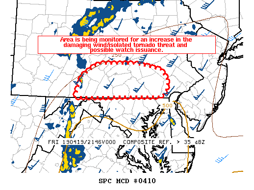 Mesoscale Discussion 410