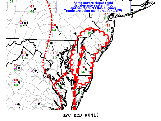 Mesoscale Discussion 413