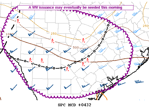 Mesoscale Discussion 432
