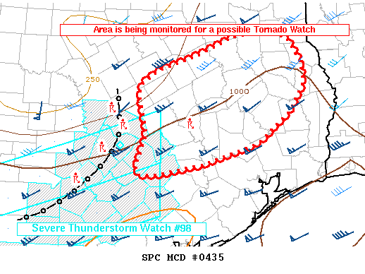 Mesoscale Discussion 435