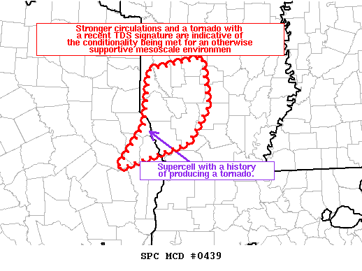 Mesoscale Discussion 439