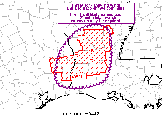 Mesoscale Discussion 442