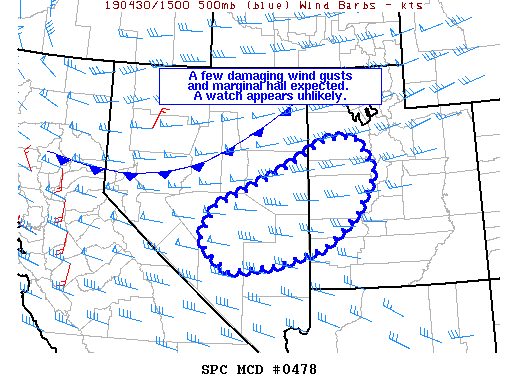 Mesoscale Discussion 478