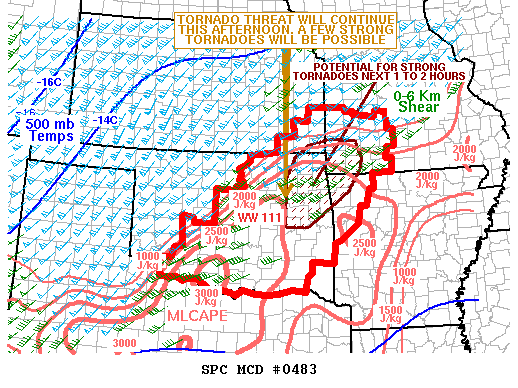 Mesoscale Discussion 483