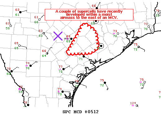 Mesoscale Discussion 512