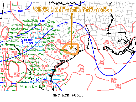 Mesoscale Discussion 515