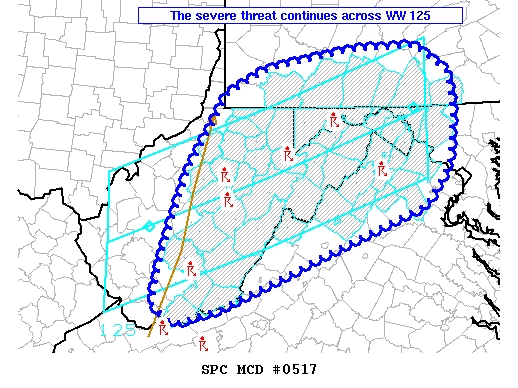 Mesoscale Discussion 517