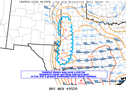 Mesoscale Discussion 520