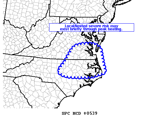 Mesoscale Discussion 539
