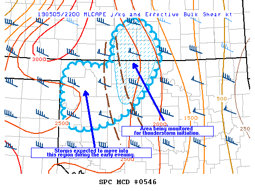 Mesoscale Discussion 546