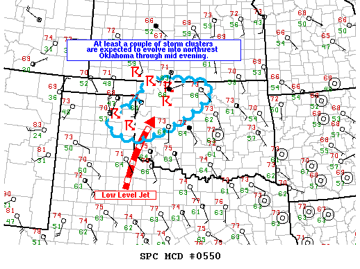 Mesoscale Discussion 550