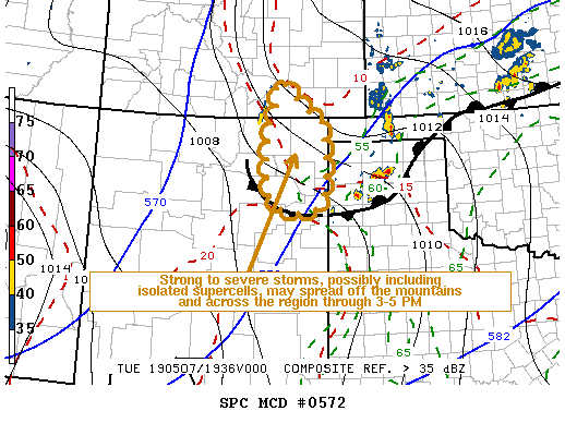 Mesoscale Discussion 572