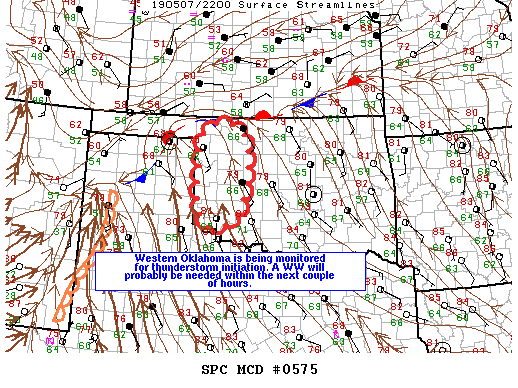 Mesoscale Discussion 575
