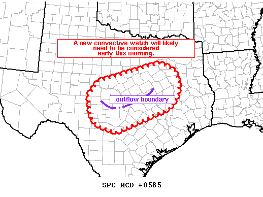 Mesoscale Discussion 585