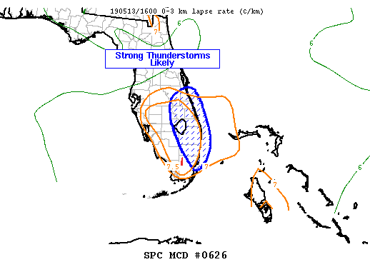 Mesoscale Discussion 626
