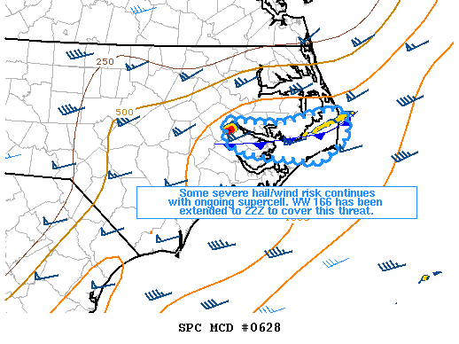 Mesoscale Discussion 628