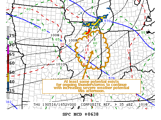 Mesoscale Discussion 638