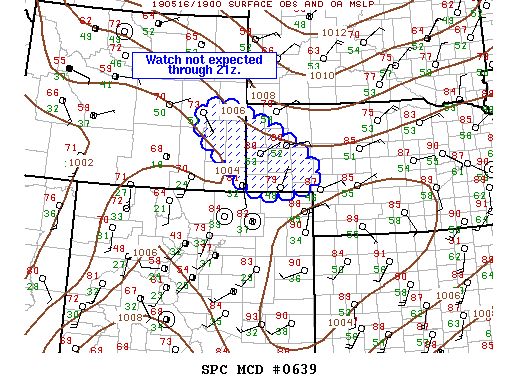 Mesoscale Discussion 639
