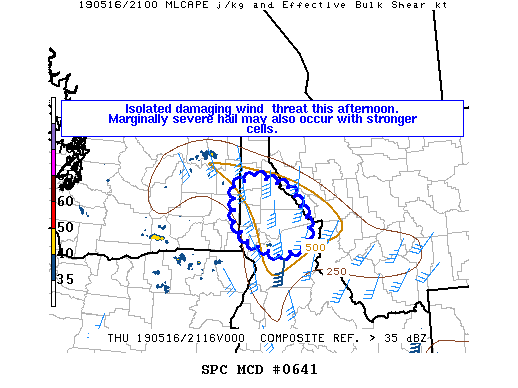 Mesoscale Discussion 641