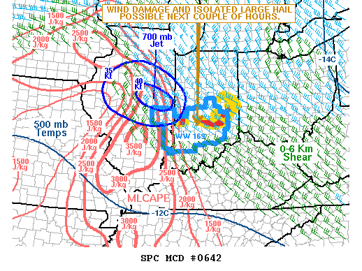 Mesoscale Discussion 642