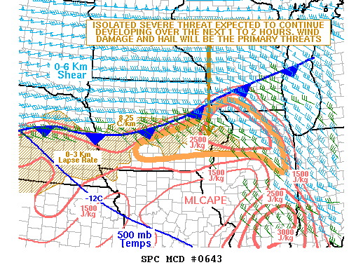 Mesoscale Discussion 643